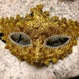 Gold Masquerade Mask
